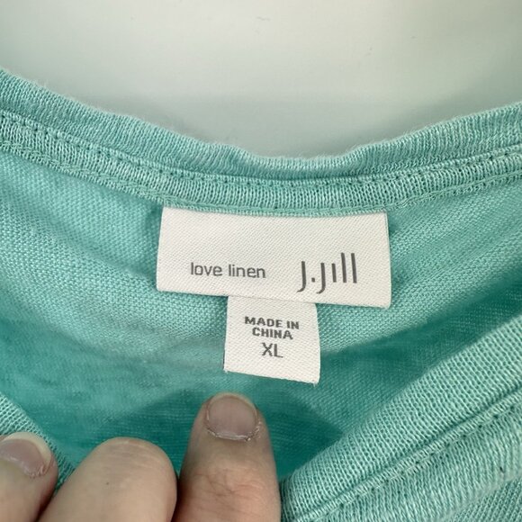 2 piece sweater set twinset cardigan tank lightweight teal XL - Picture 10 of 10